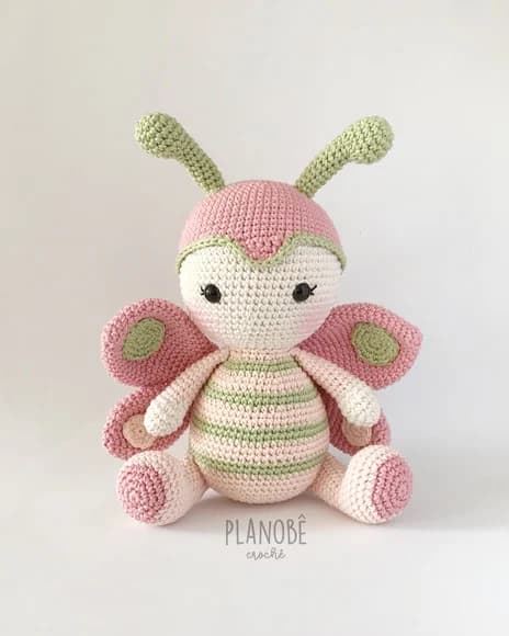 Borboleta Amigurumi