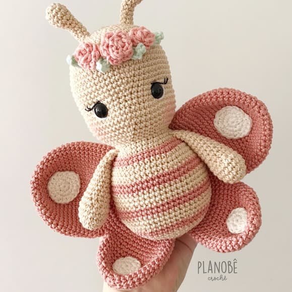 Borboleta Bibi Listrada Amigurumi