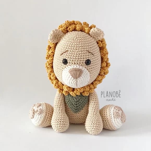 Leão Safari Amigurumi Croche