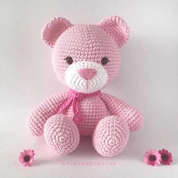 Ursinha Lilly Baby Color - Amigurumi
