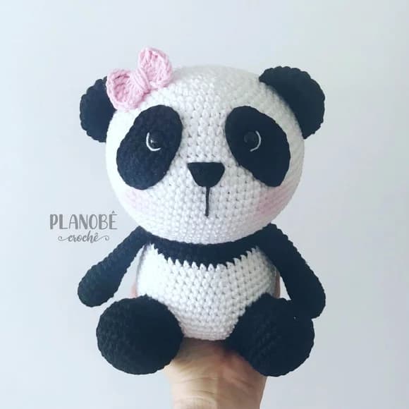 Ursinho Panda - Amigurumi