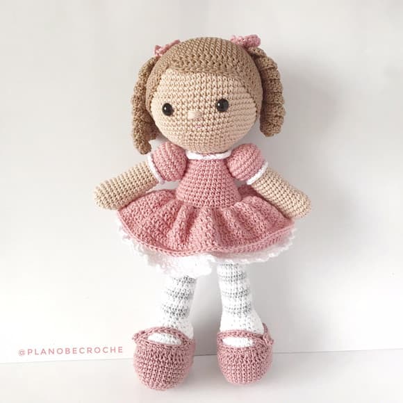 Boneca Mary - Amigurumi Crochê