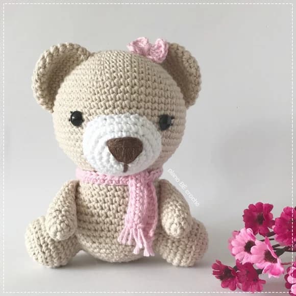Ursinha Bella Amigurumi