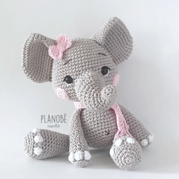 Elefante Cloudy Amigurumi