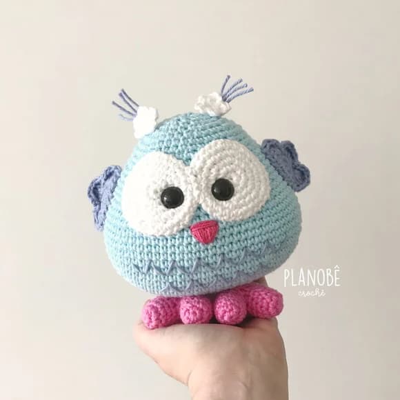 Coruja Baby - Amigurumi