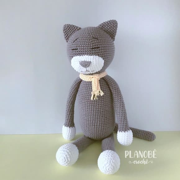 Gato Amineko - Amigurumi