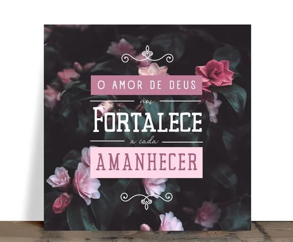 Azulejo Decorativo Religioso Amor de Deus 15x15 Cerâmica