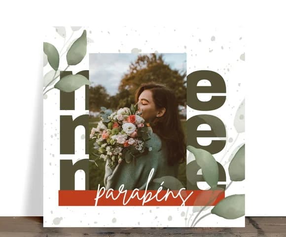 Azulejo Personalizado com Foto Presente Mãe Parabéns 15x15