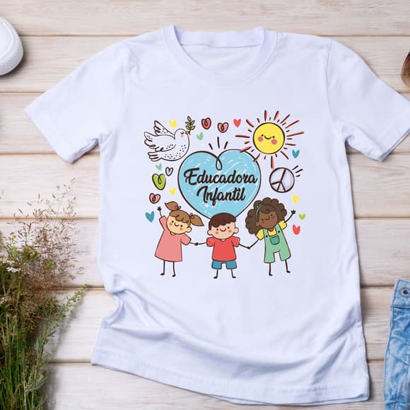 Camiseta Profissão Educadora Infantil