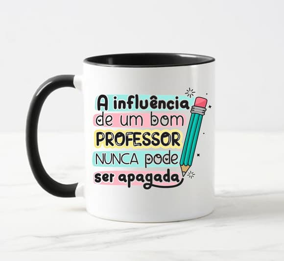 Caneca a Influência de Um Bom Professor