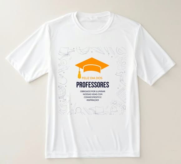 Camiseta Feliz Dia dos Professores