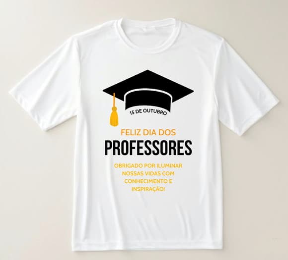 Camiseta Dia dos Professores - 15 de Outubro