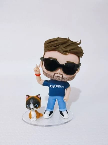 Funko Pop Personalizado com Pet / Gatinho
