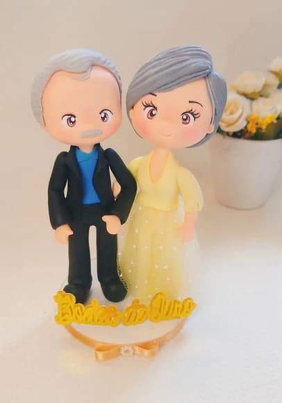 Topo De Bolo Bodas De Ouro