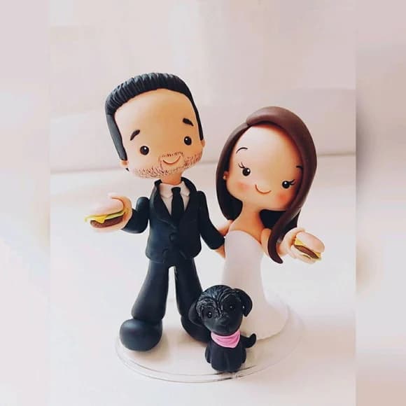 Noivinhos de Bolo com Pet
