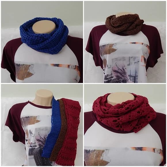 Maxi Gola em Crochê Al1 - Moda Inverno