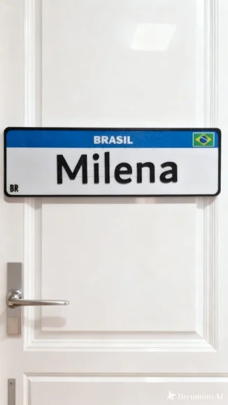 Placa Mercosul Decorativa Personalizada (impressão 3d)