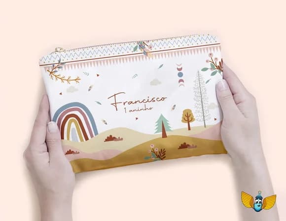 Necessaire Bosque Lúdico Personalizada