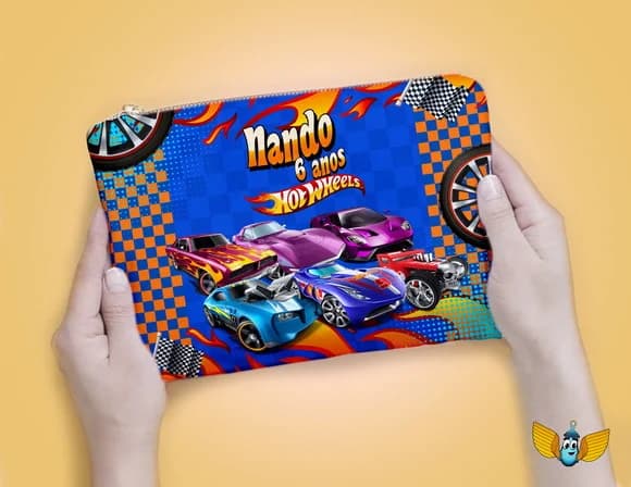 Necessaire Hotwheels Personalizada