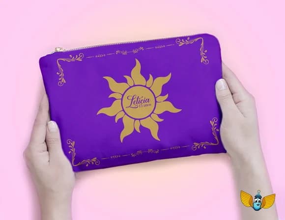 Necessaire Rapunzel Sol Personalizada
