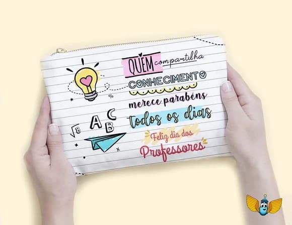 Necessaire Dia dos Professores - Conhecimento