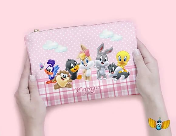 Necessaire Looney Tunes Baby Personalizada