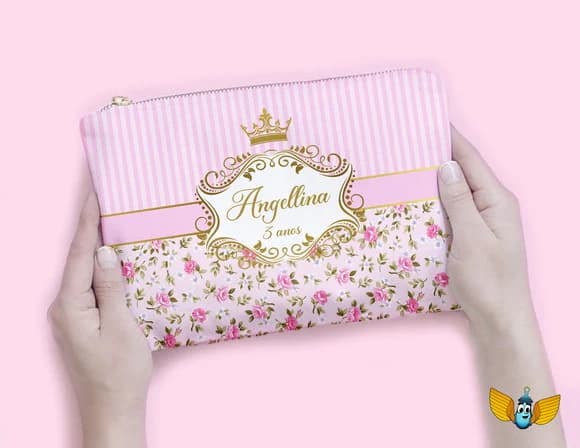 Necessaire Princesa Realeza Personalizada