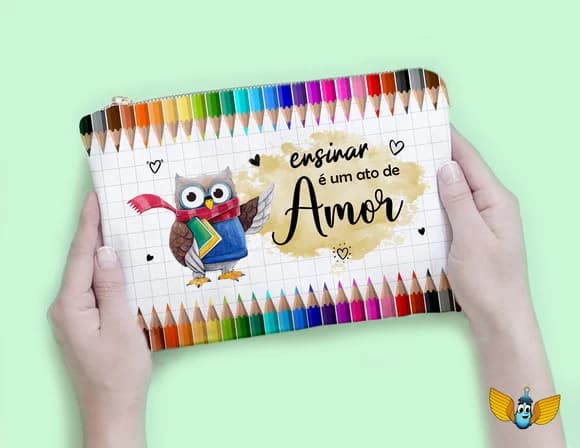 Necessaire Dia dos Professores - Ensinar É Amar
