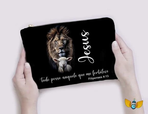 Necessaire Leão de Judá Personalizada