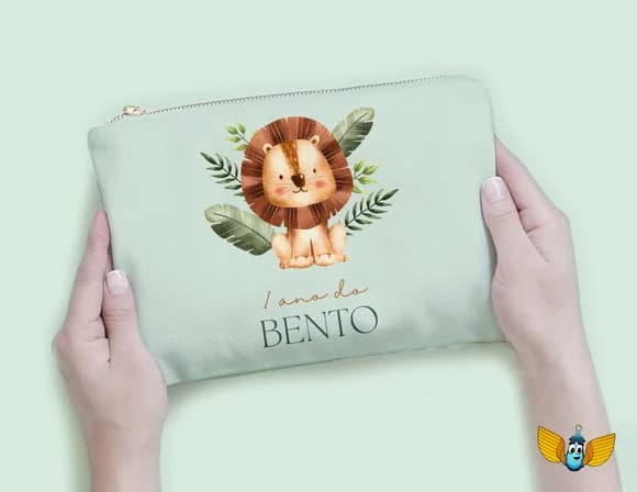 Necessaire Leãozinho Baby Personalizada