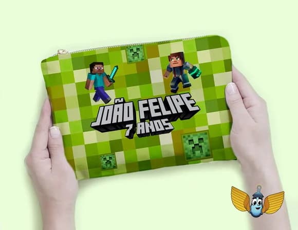 Necessaire Minecraft Personalizada