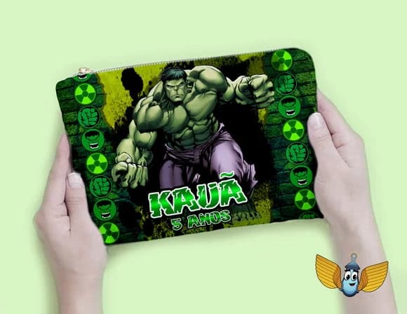 Necessaire Heróis Hulk Personalizada