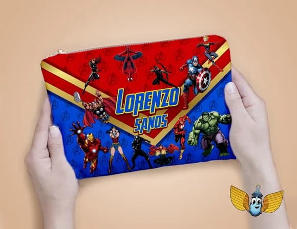 Necessaire Heróis Personalizada
