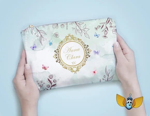 Necessaire Floral Xv - 15 Anos Personalizada