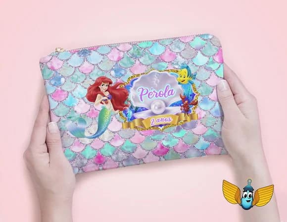 Necessaire Pequena Sereia Personalizada