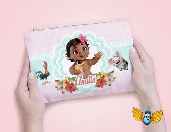 Necessaire Moana Baby Personalizada