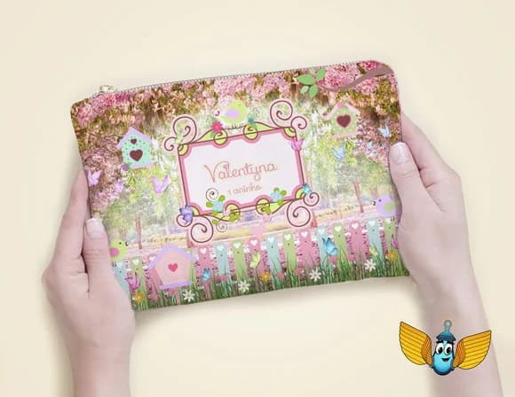 Necessaire Jardim Encantado Personalizada