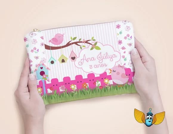 Necessaire Jardim Encantado Meninas e Meninos