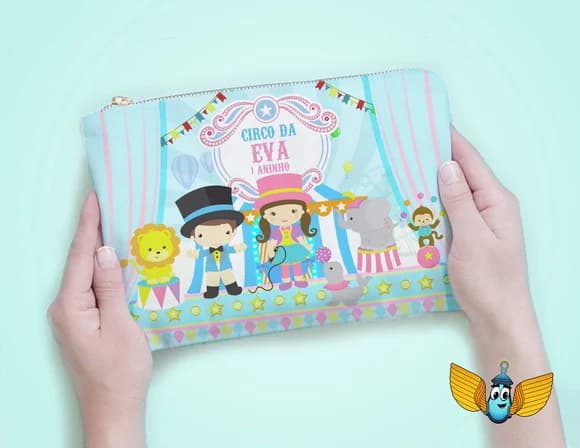Necessaire Circo Meninas e Meninos