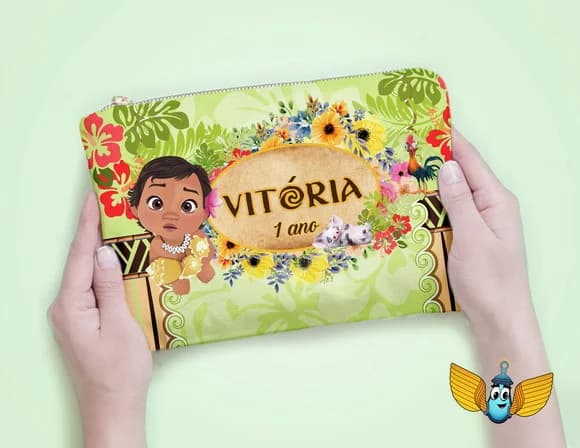 Necessaire Moana Baby Personalizada
