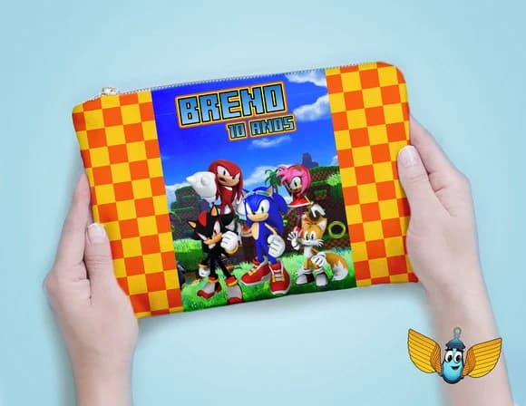 Necessaire Sonic Personalizada