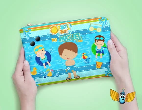 Necessaire Festa na Piscina Personalizada