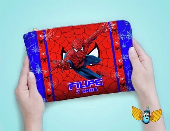 Necessaire Homem Aranha Personalizada
