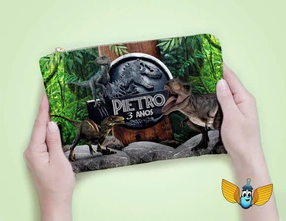 Necessaire Dinossauros Personalizada