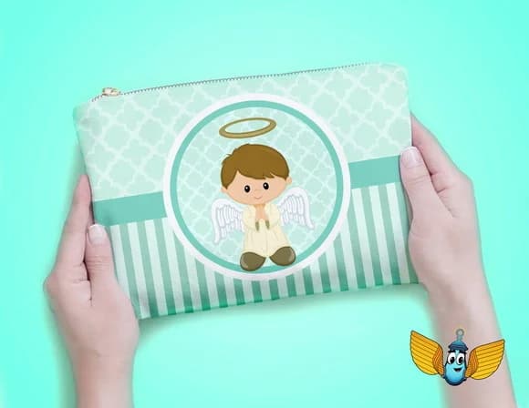 Necessaire Batizado Anjinho Personalizada