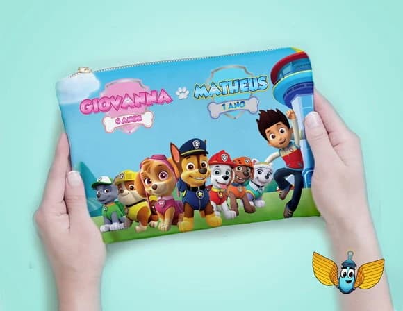 Necessaire Patrulha Canina - Personalizada
