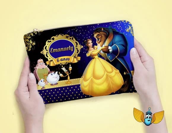 Necessaire Bela e a Fera Personalizada