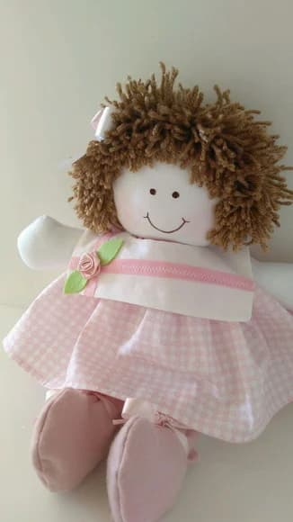 Boneca de Pano para Quarto de Bebê