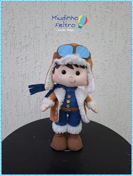 Aviador em Feltro