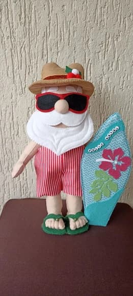 Papai Noel Surfista Praiano